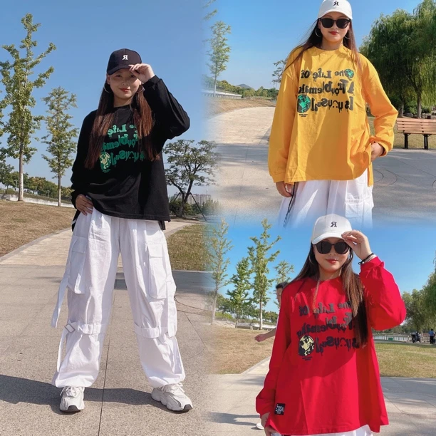 秋款曳舞，广场舞字母上衣灯笼裤902➕037裤套装