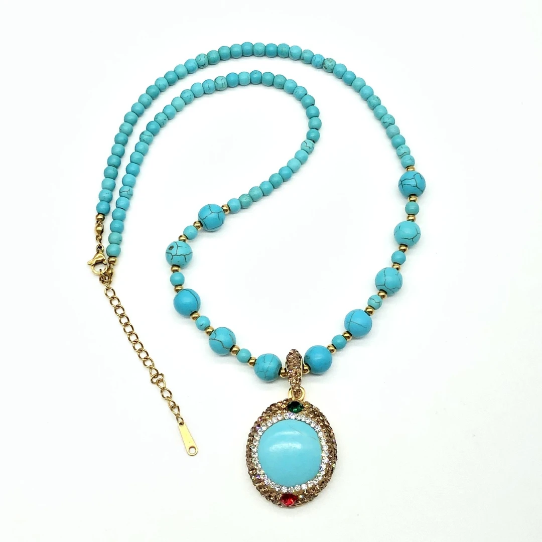 铜合金项链 时尚百搭彩色紫色气质毛衣链项链【多样性发货】Q-870