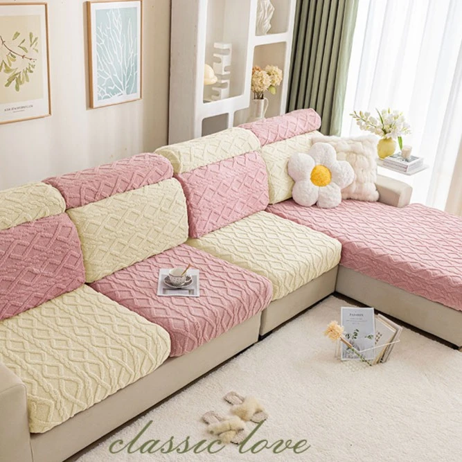 雅致-绒感十足沙发套弹力加厚款沙发套罩通用型防刮耐磨全包防尘