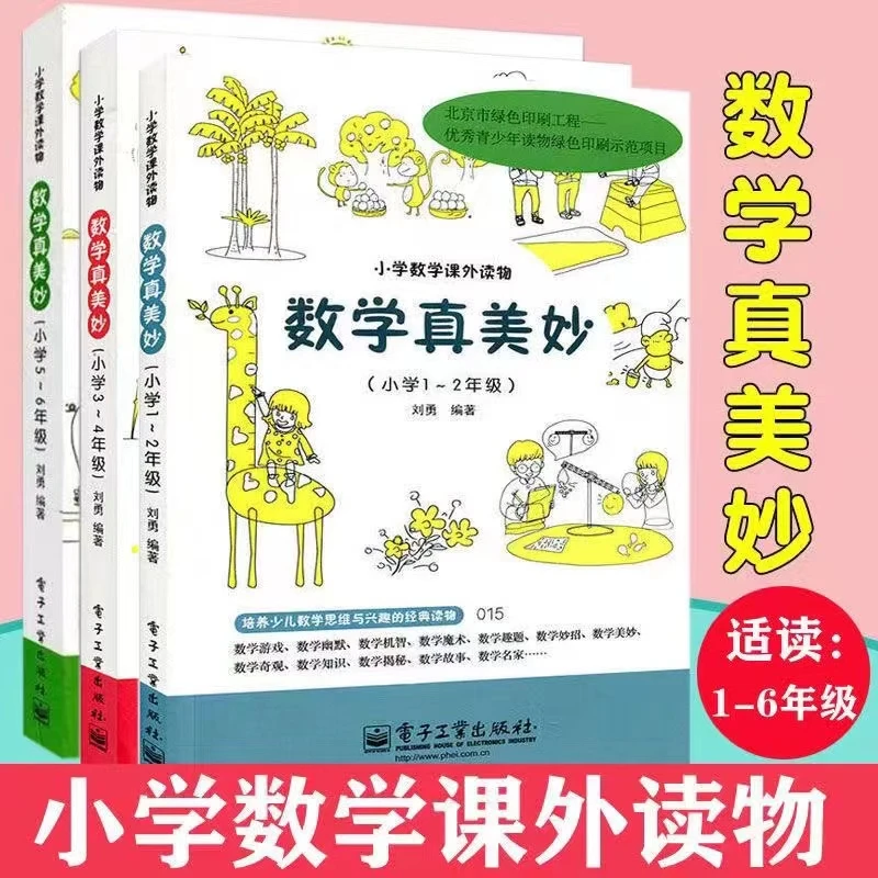 小学生学习数学真美妙123456年级趣味游戏思维开学数学课外读物