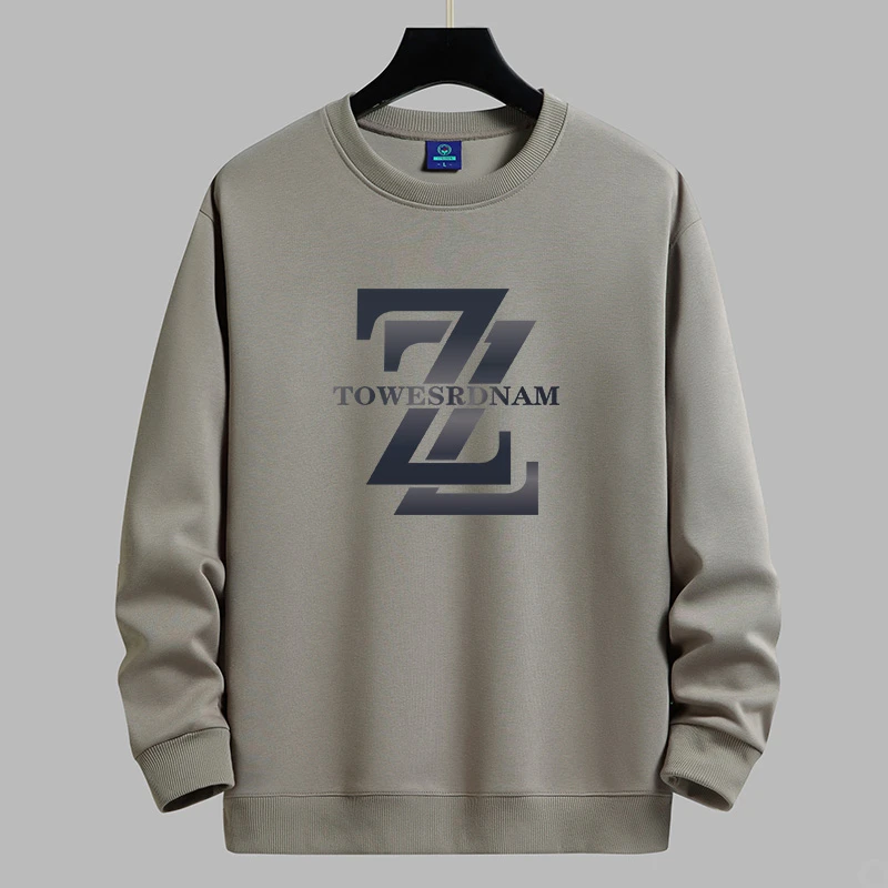 加绒/不加绒】秋冬新款圆领卫衣男士宽松长袖休闲秋衣青年打底衫潮