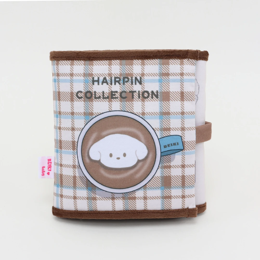 BEIKI原创咖啡时光宠物发夹书 冬日便携发夹收纳包