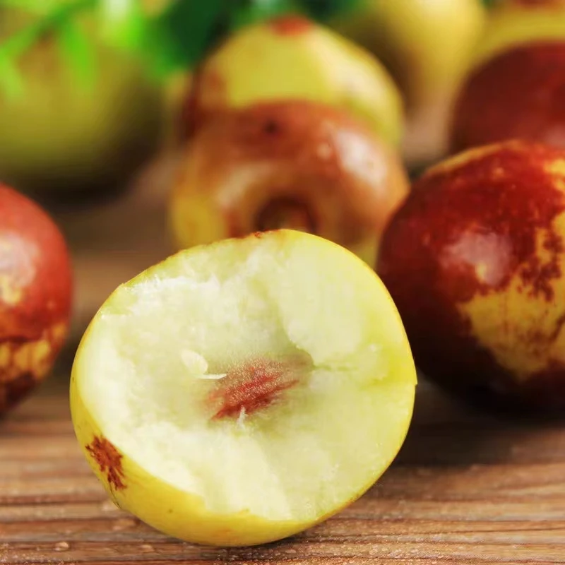 正宗大荔脆冬枣食用小红枣小糖豆好吃美味皮薄脆甜2斤包邮爽口