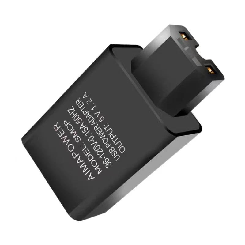立体功率手机充电器5V2.1A电瓶车转换USB直插式充电36V48V72V兼容