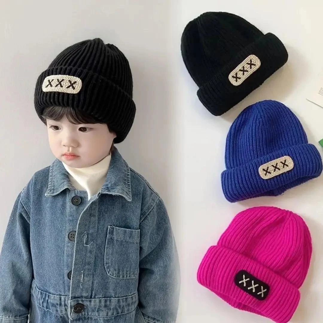 2到18岁宝宝帽子秋冬儿童毛线帽冬款新款2023秋款男童冬季针织帽