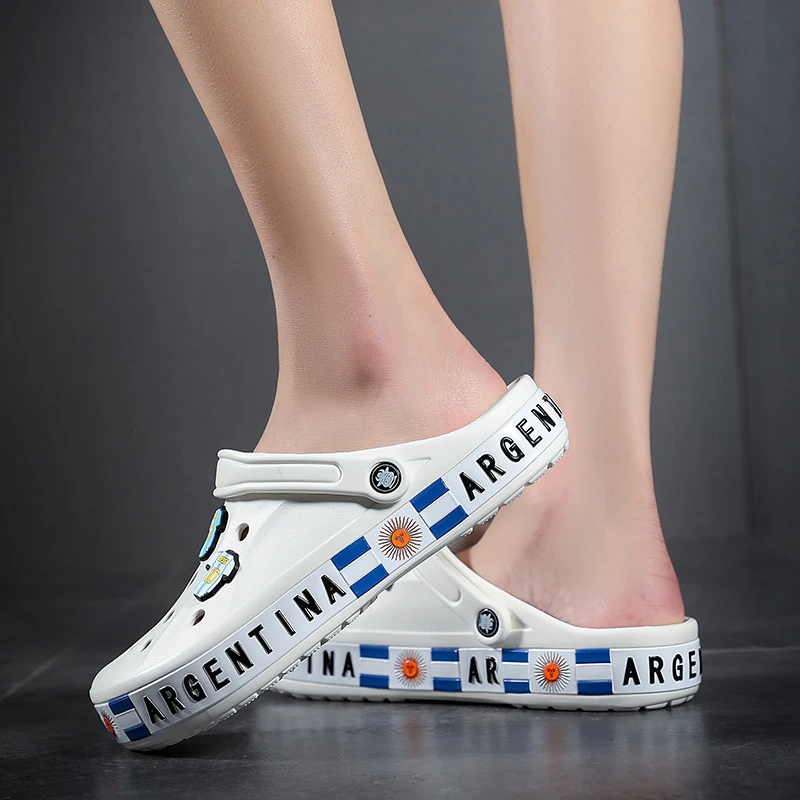 【亮哥专属】新款男士洞洞鞋包头厚底防滑透气外穿沙滩鞋夏季休闲