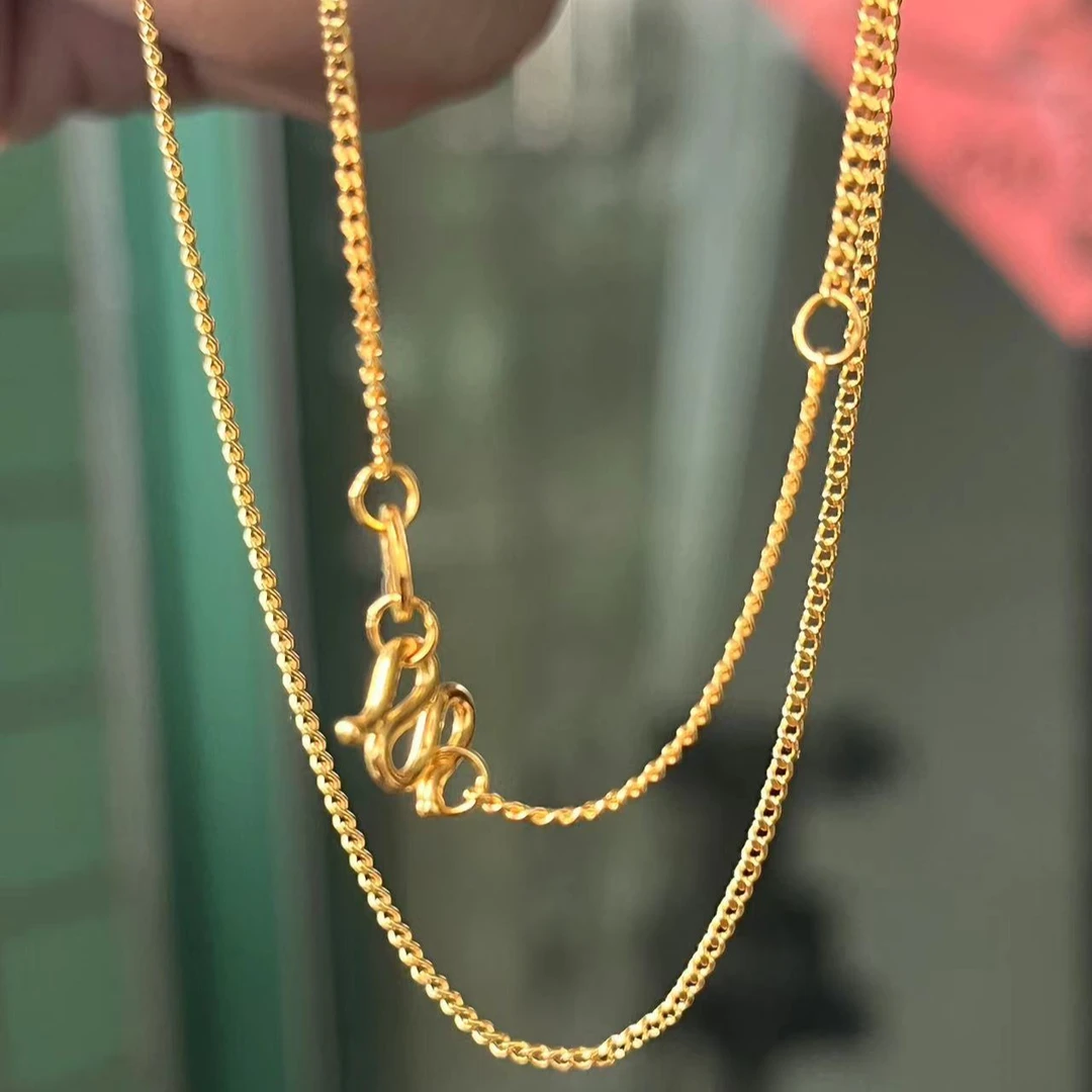 足金999侧身链5G工艺