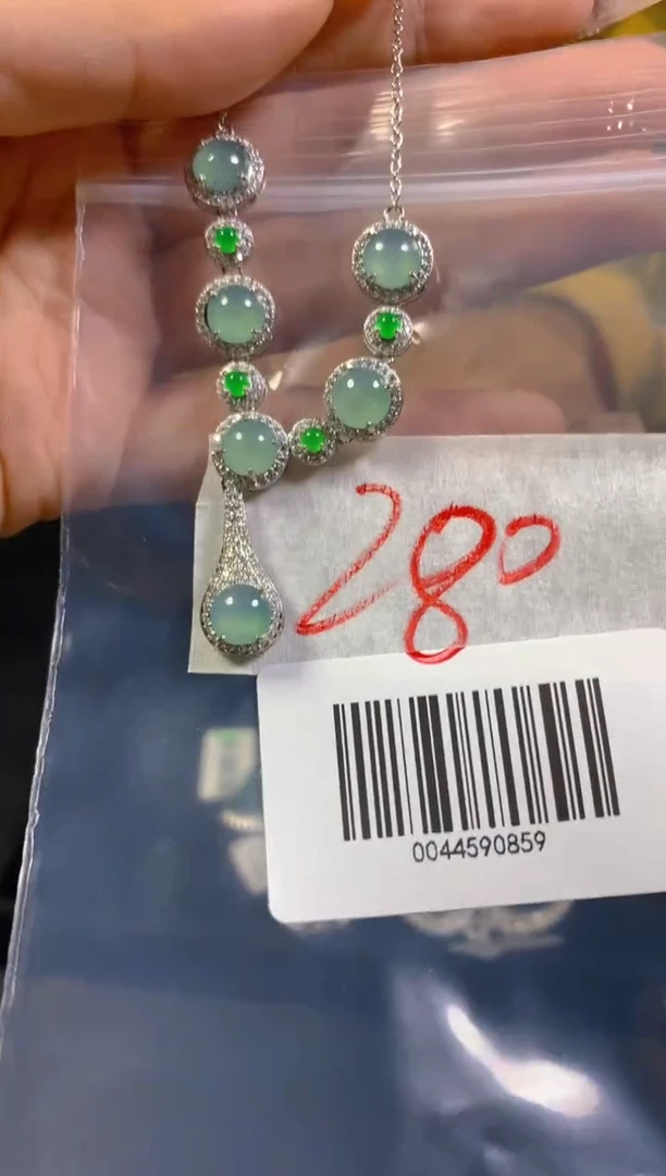 【闪购商品】翡翠项链未镶嵌0044590859