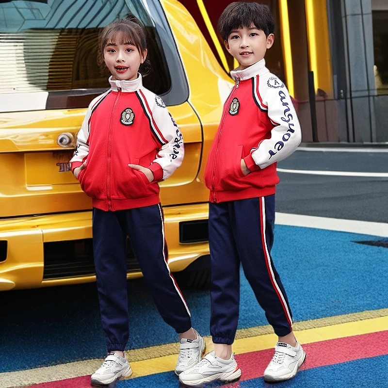 果果同学中小学生班服棒球服春秋运动会演出园服运动服校服两件套