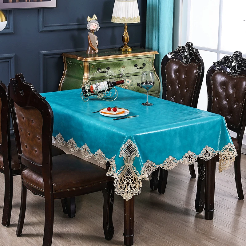 防水防油免洗茶几垫轻奢风万用盖布耐高温可擦防滑通用餐桌盖布