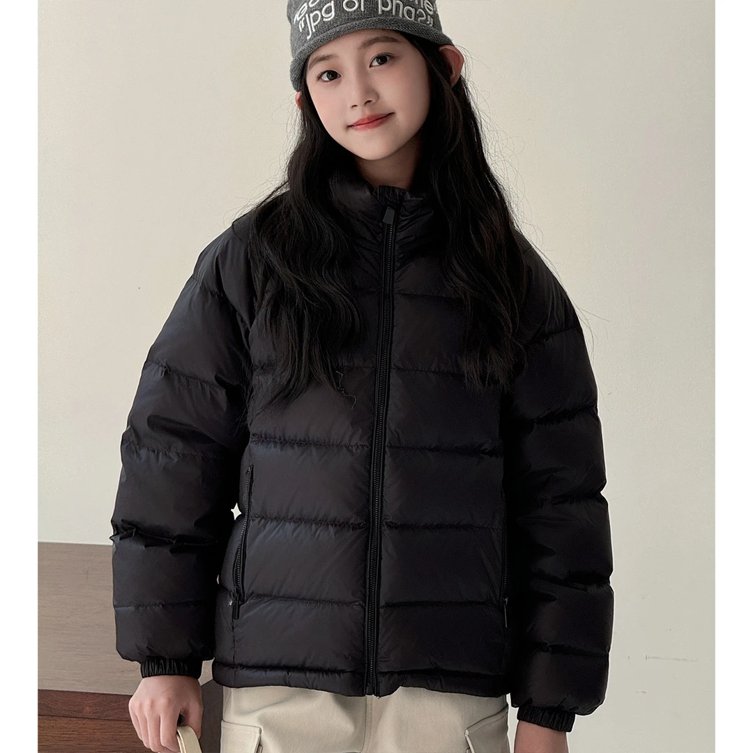 【嗒囜】女童冬季保暖百搭时尚休闲运动羽绒服儿童洋气休闲轻薄外套