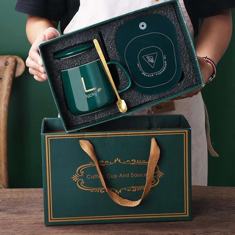 【智能55度】暖暖杯恒温垫男女通用自动加热牛奶咖啡恒温杯垫礼盒装