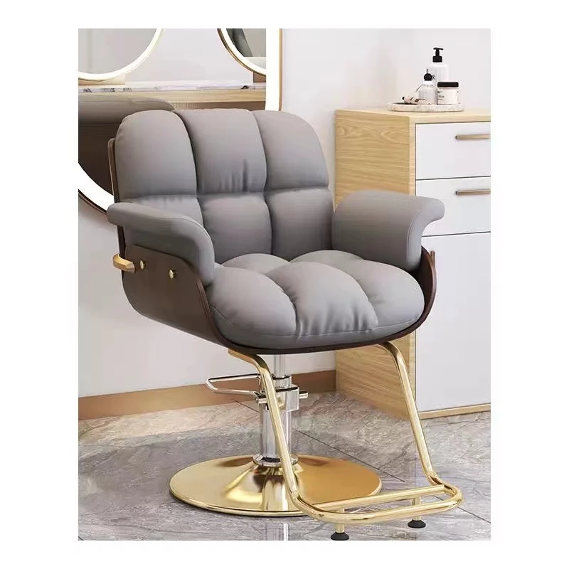 网红理发店椅子高档发廊专用美发店椅子凳子升降旋转加厚剪发凳子