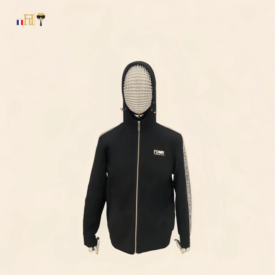 FEIDIMR男士秋冬款夹克运动休闲带帽黑色060029