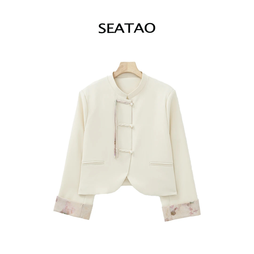 【海涛大叔】【兰亭序】新中式珍珠扣西服外套 NX240212