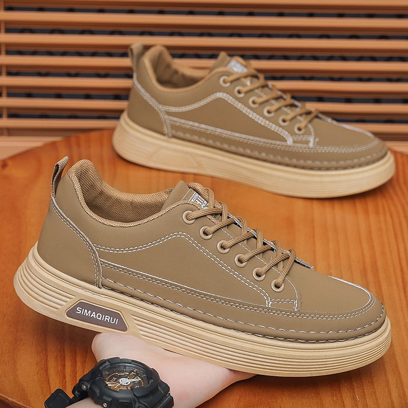 男鞋2024春秋季新款休闲时尚爆款男士潮流透气运动板鞋A88-28