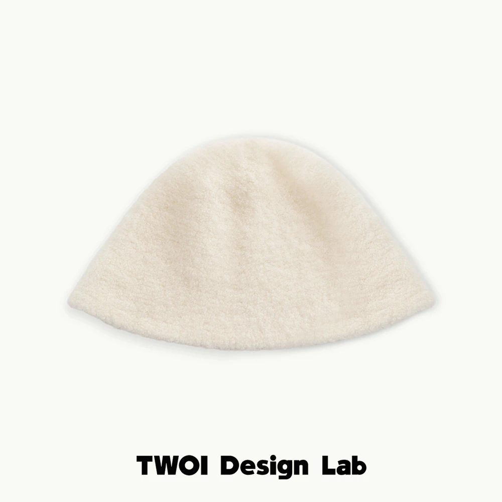 TWOI Design Lab "舒适生活·澳毛·托斯卡纳云朵" 「饺子皮渔夫帽」