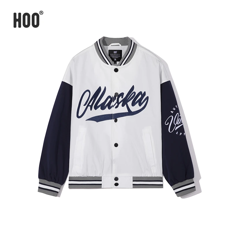 粉丝回馈HOO秋季美式棒球服百搭青少年男款外套宽松男夹克9719