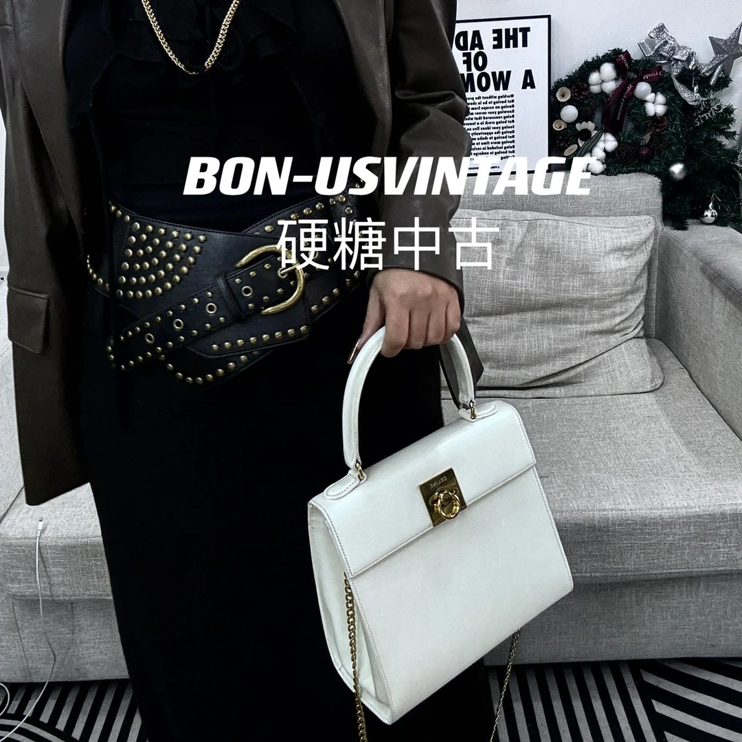 95新 Celine/思琳 /8612025/思琳白色金牌凯莉