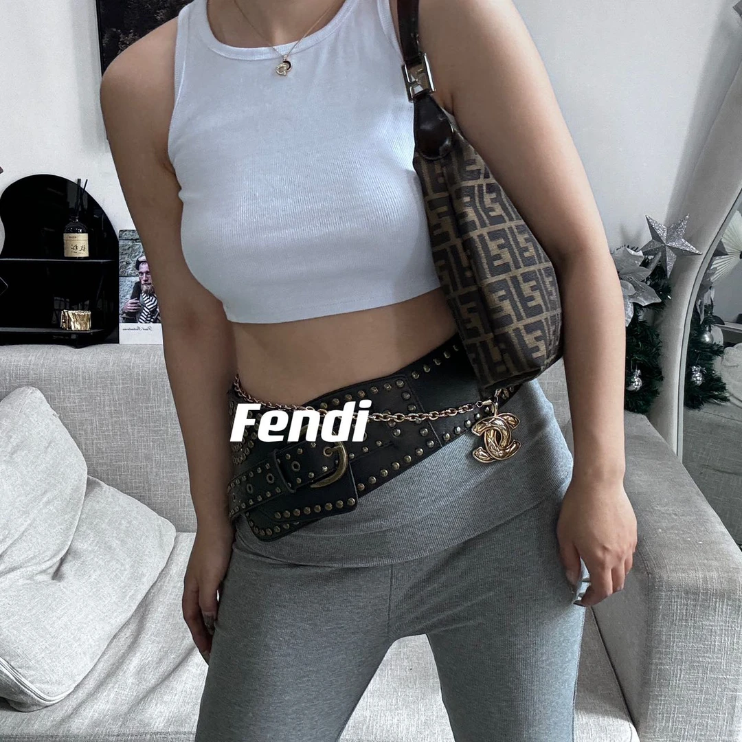 修复品616551/FENDI/芬迪牛角老花
