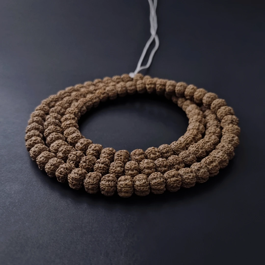 S7988-1【天价平细】老树平头细纹梅花小金刚108长串（送工具）