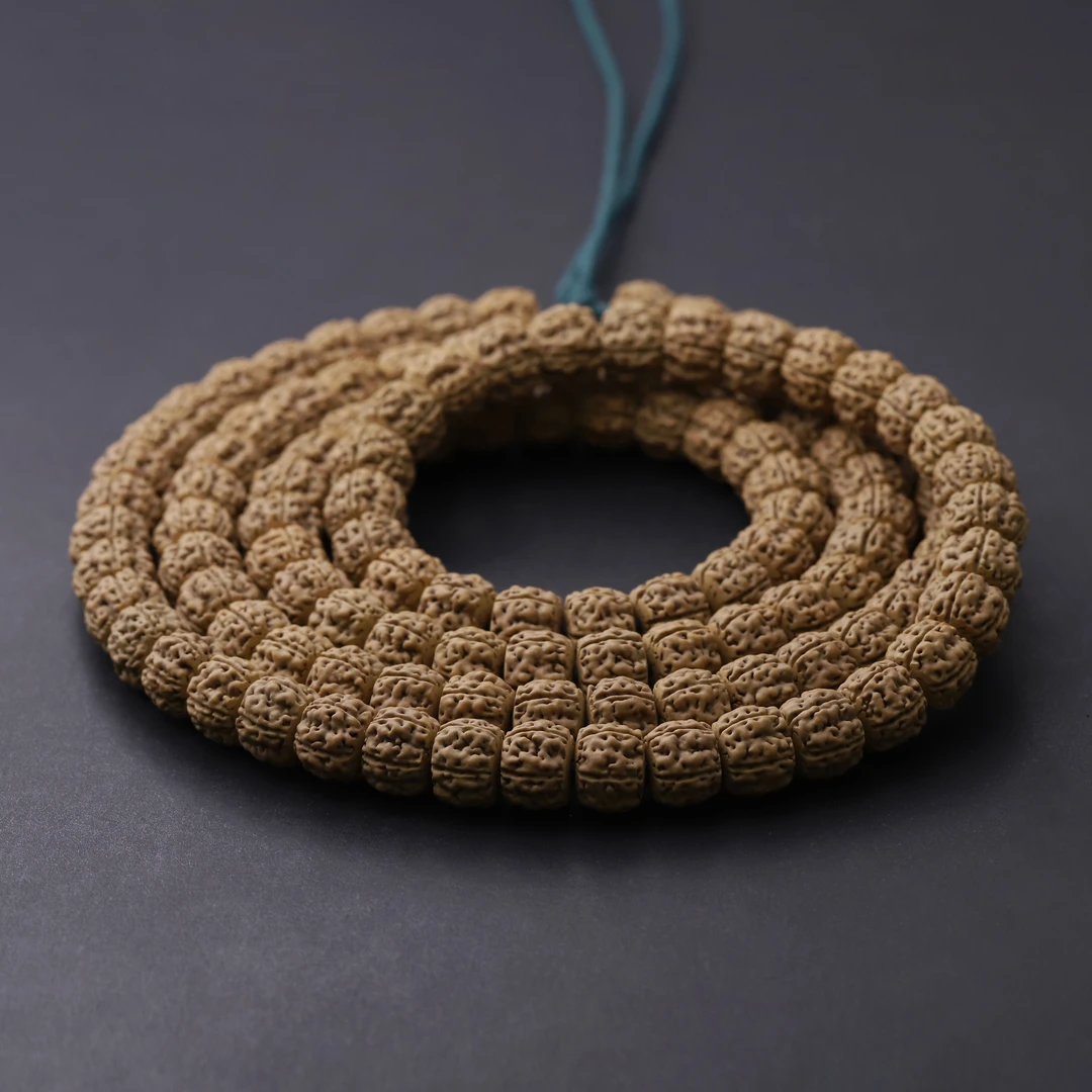 W0001-3【方切创世】五哥高定版短轴盘龙纹小金刚108文玩长串