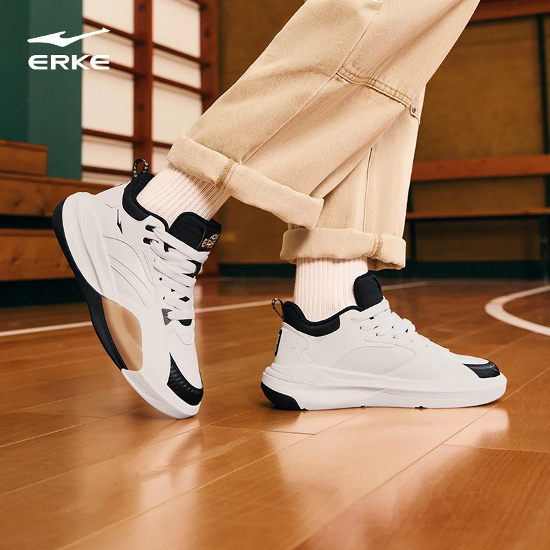 鸿星尔克【制霸2】秋冬新款板鞋情侣时尚运动鞋潮流百搭厚底休闲鞋