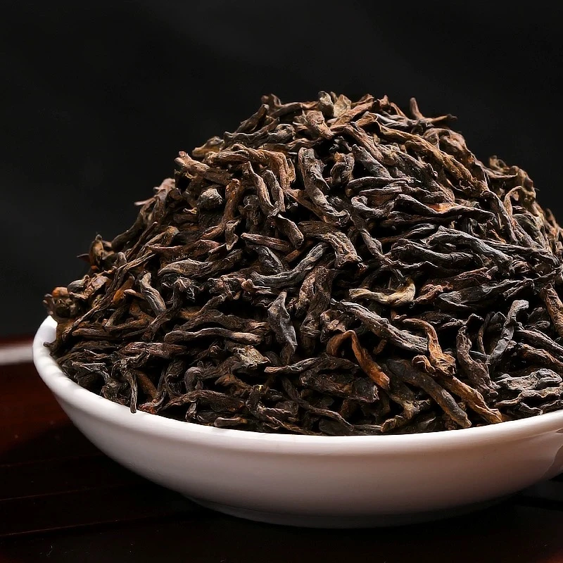 黑茶梧州茶厂1984年遗留木香参香味幽兰香六堡茶1000克配罐装