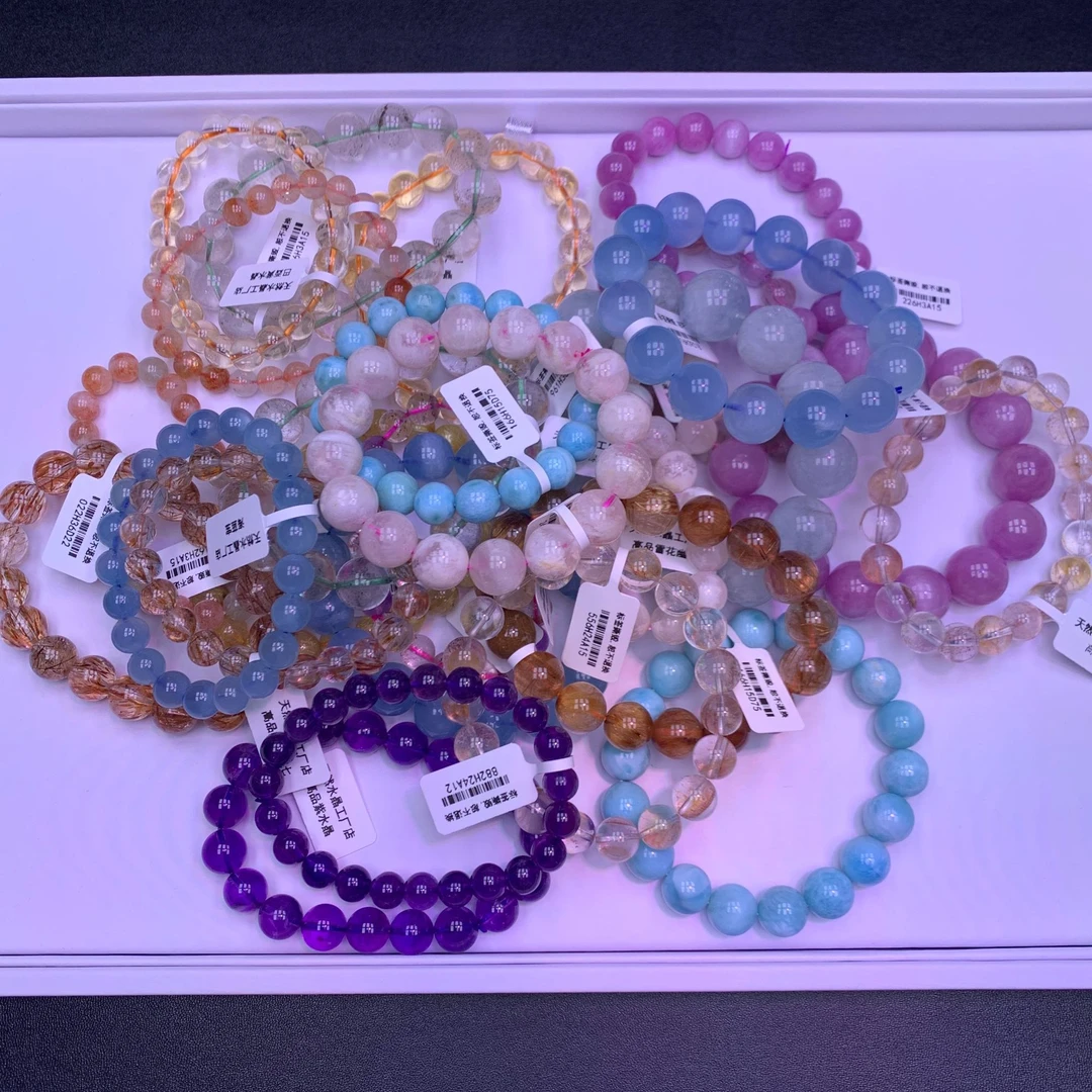 二号链接各种水晶手链手串