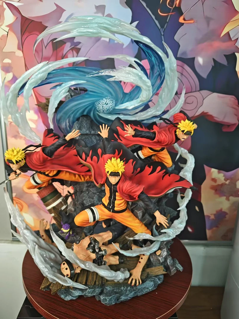 【2025年新品全款现货】流风鸣人高28CM有底座潮玩火影手办