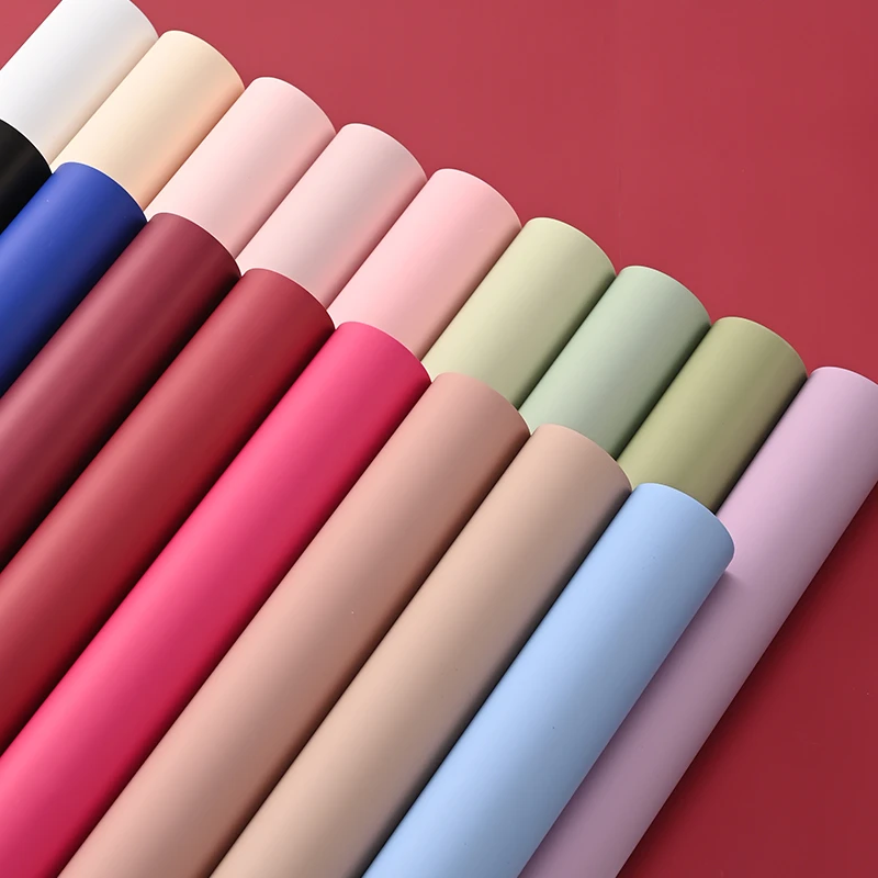 【雅琪】网红新潮纸防水纯色纸加厚韩式多巴胺彩色包花纸鲜花包装材