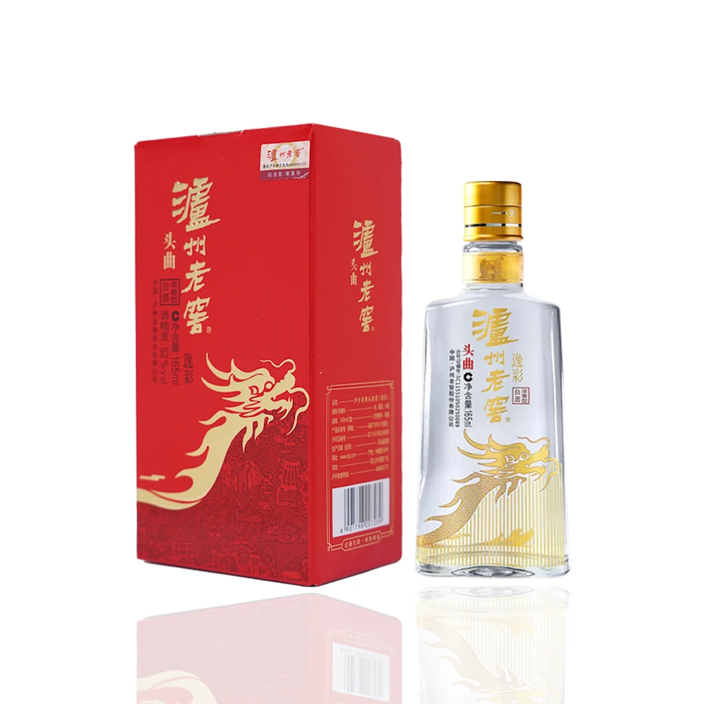 泸州老窖头曲酒逸彩 52°浓香型白酒 纯粮固态优级52度165ml*1盒