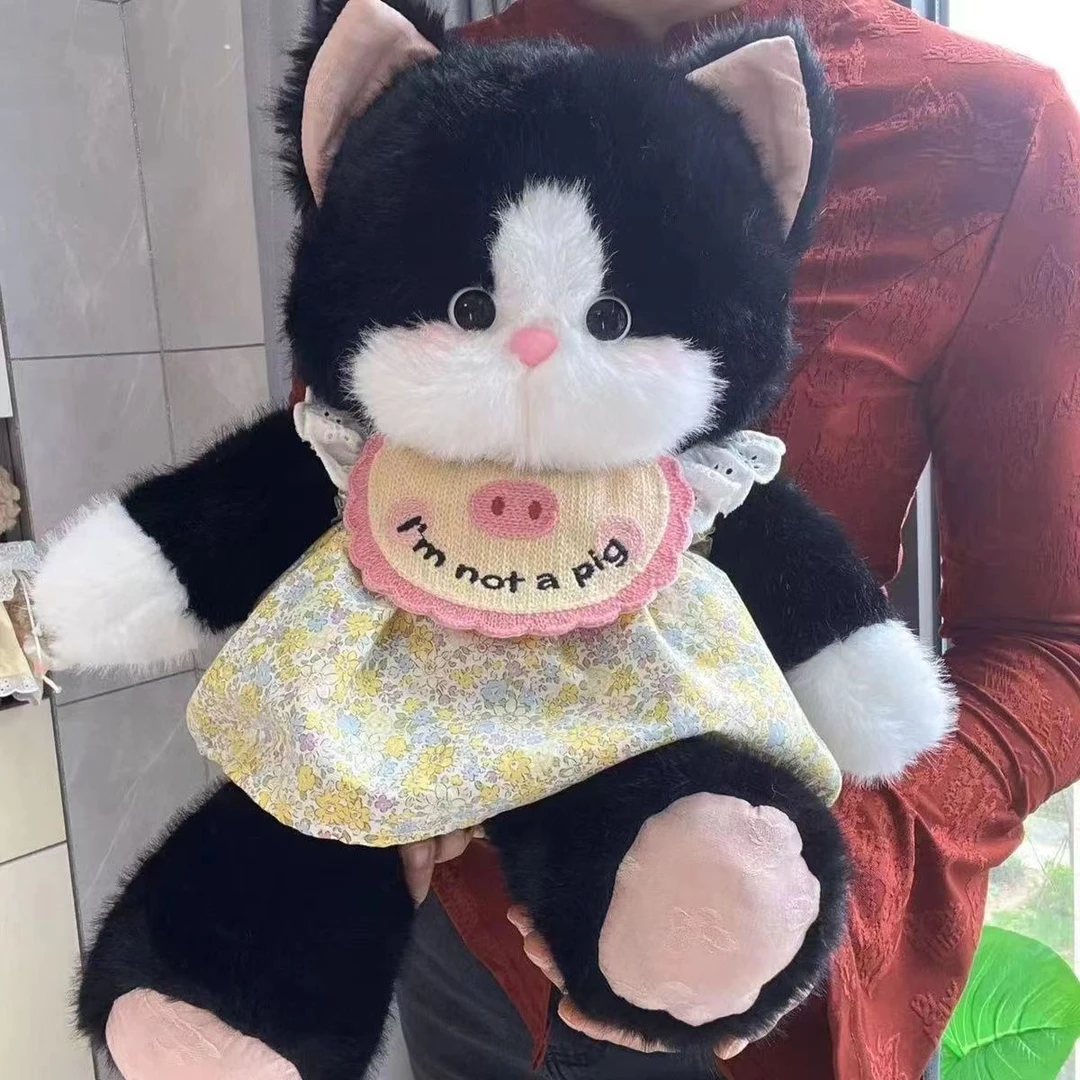 【暑假礼物】跑步小猫咪玩偶抱睡公仔可爱布娃娃毛绒玩具送女生礼物