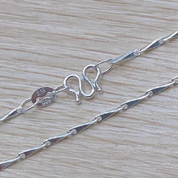 链子足银 【瓜子项链-45cm】 足银999 A8174