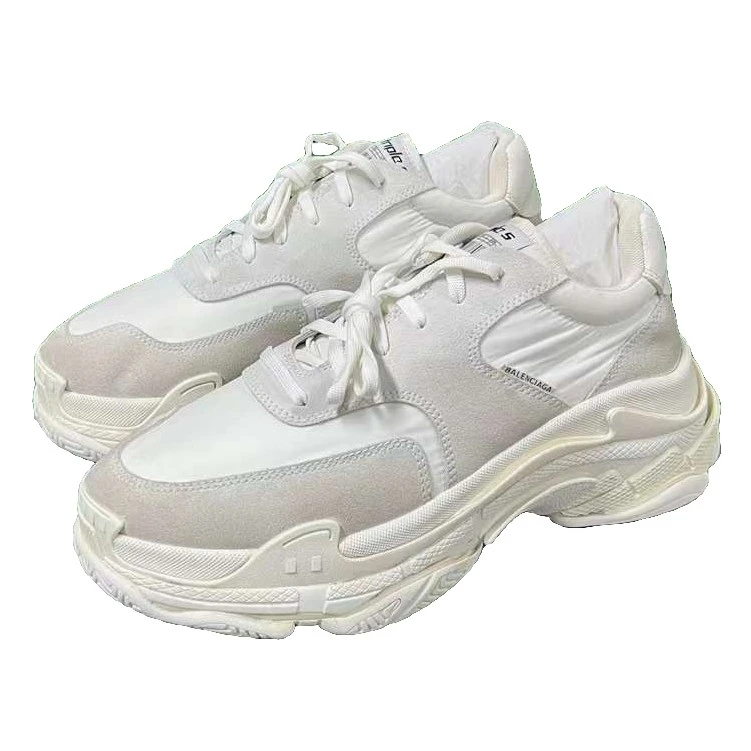 巴黎世家 Balenciaga Triple S 白色 做旧款 老爹鞋 42码 全新