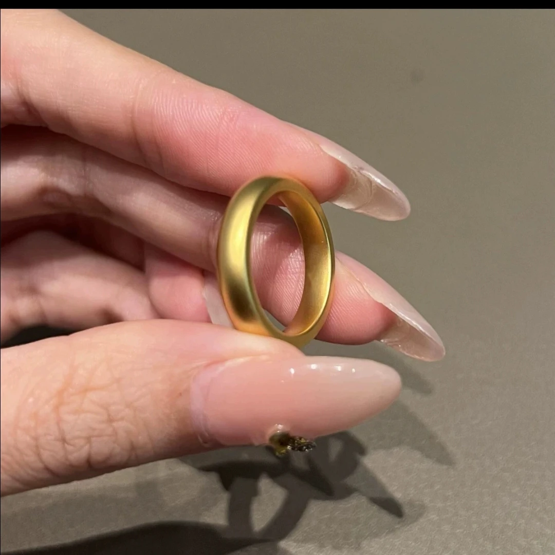 铜合金戒指 素圈戒指男女同款