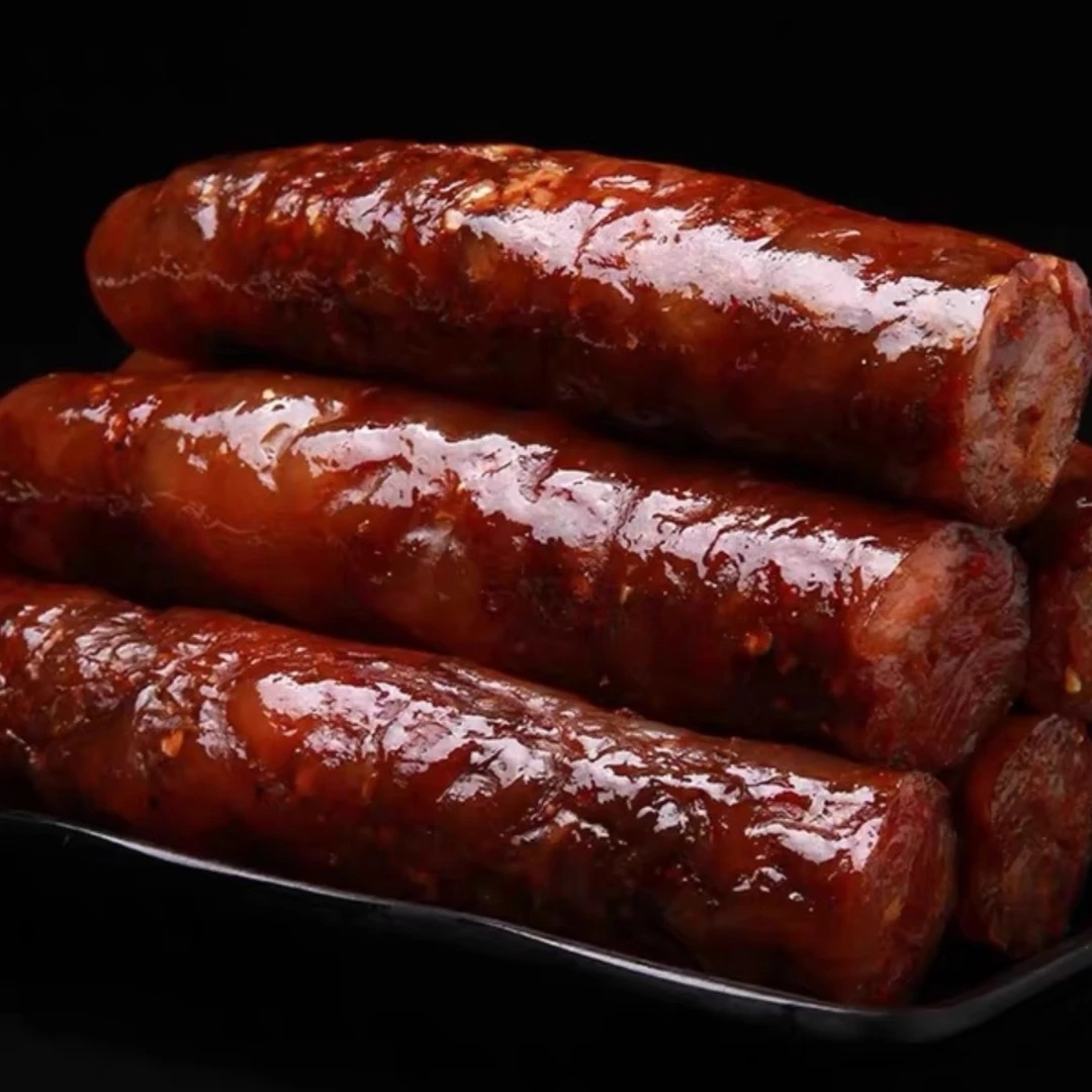 川味腊肠烟熏腊肉农家腊味正宗麻辣香肠四川特产特色腊味原味肠