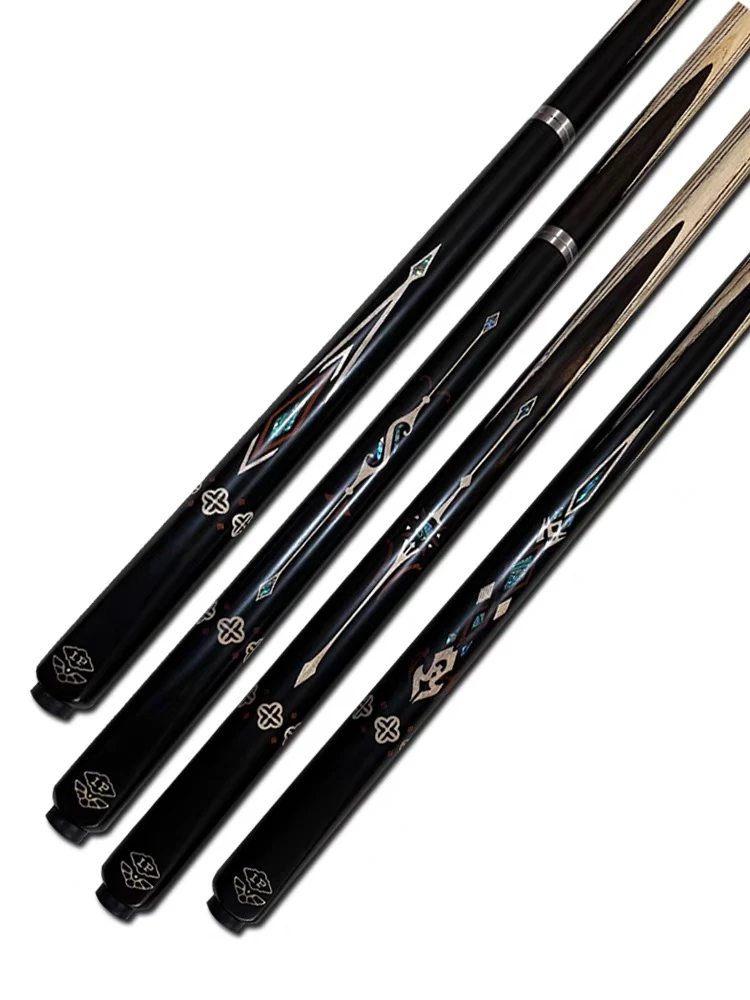 lp台球杆小头中八黑八一体通杆战神