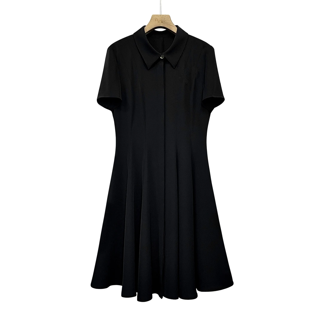 2025春夏氛围感连衣裙黑色小香风显瘦气质轻奢时尚夏季百搭女士裙