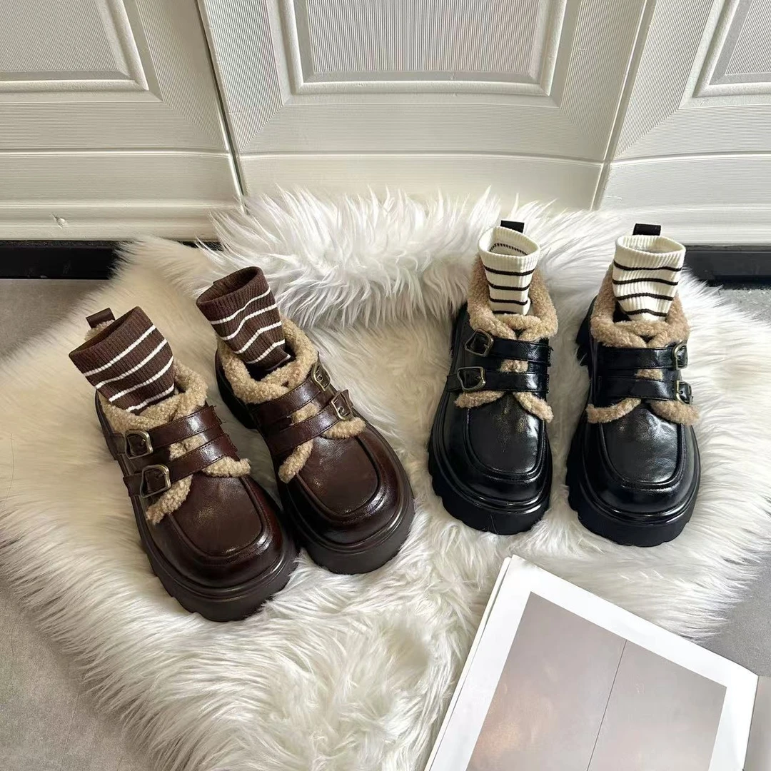 【旧情人】2024女款时尚百搭休闲乐福鞋*169-6760