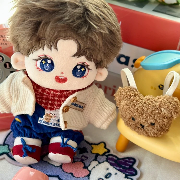 BKPP皮皮凯比尔金原创棉花娃娃新款毛绒玩偶明星公仔节日礼品20cm