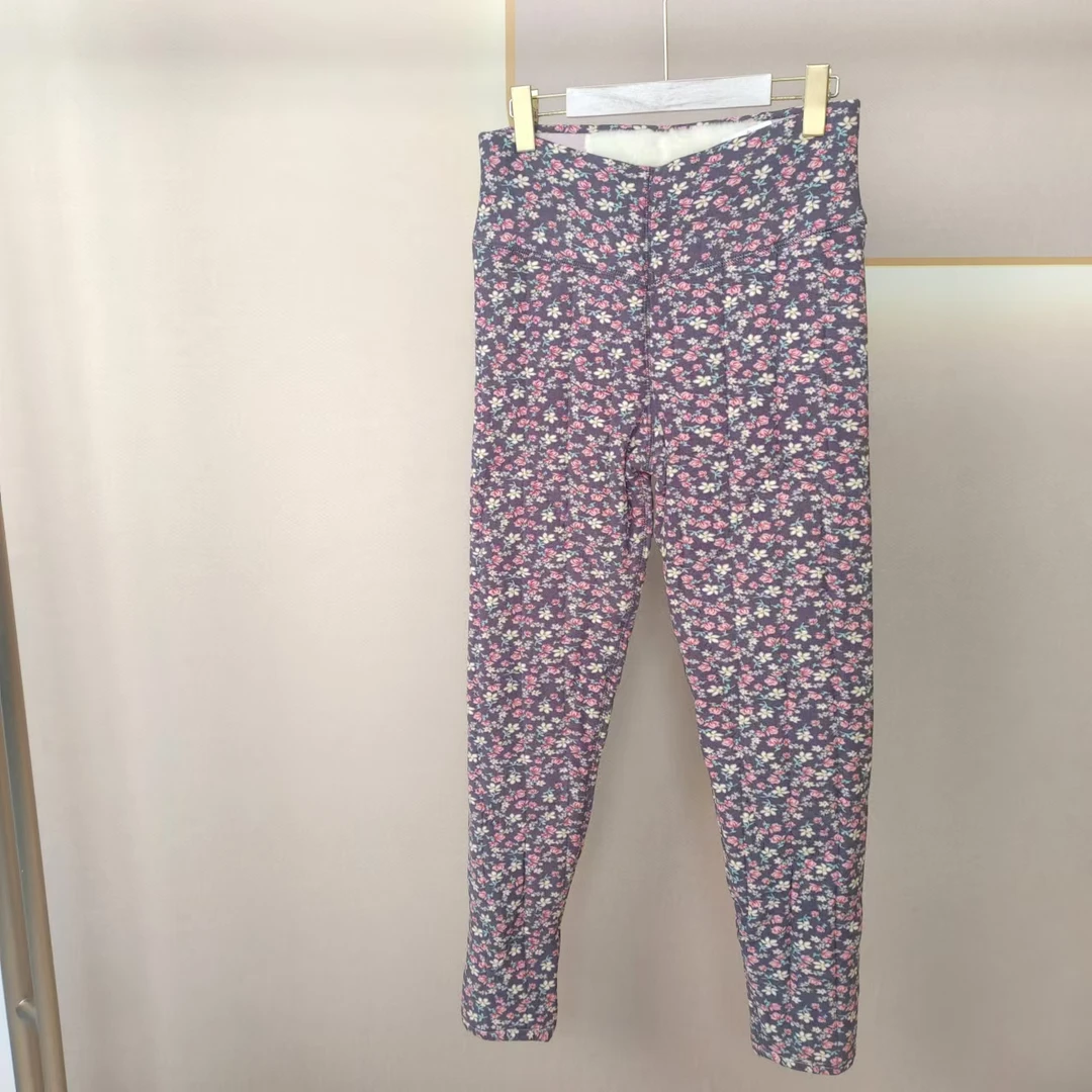 女士 碎花 加厚 棉裤802