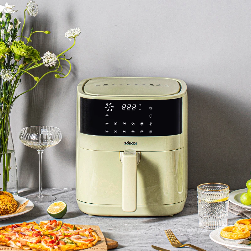 SOIKOI司崎库电子空气炸锅大容量5L多功能全自动智能烤箱无油烟