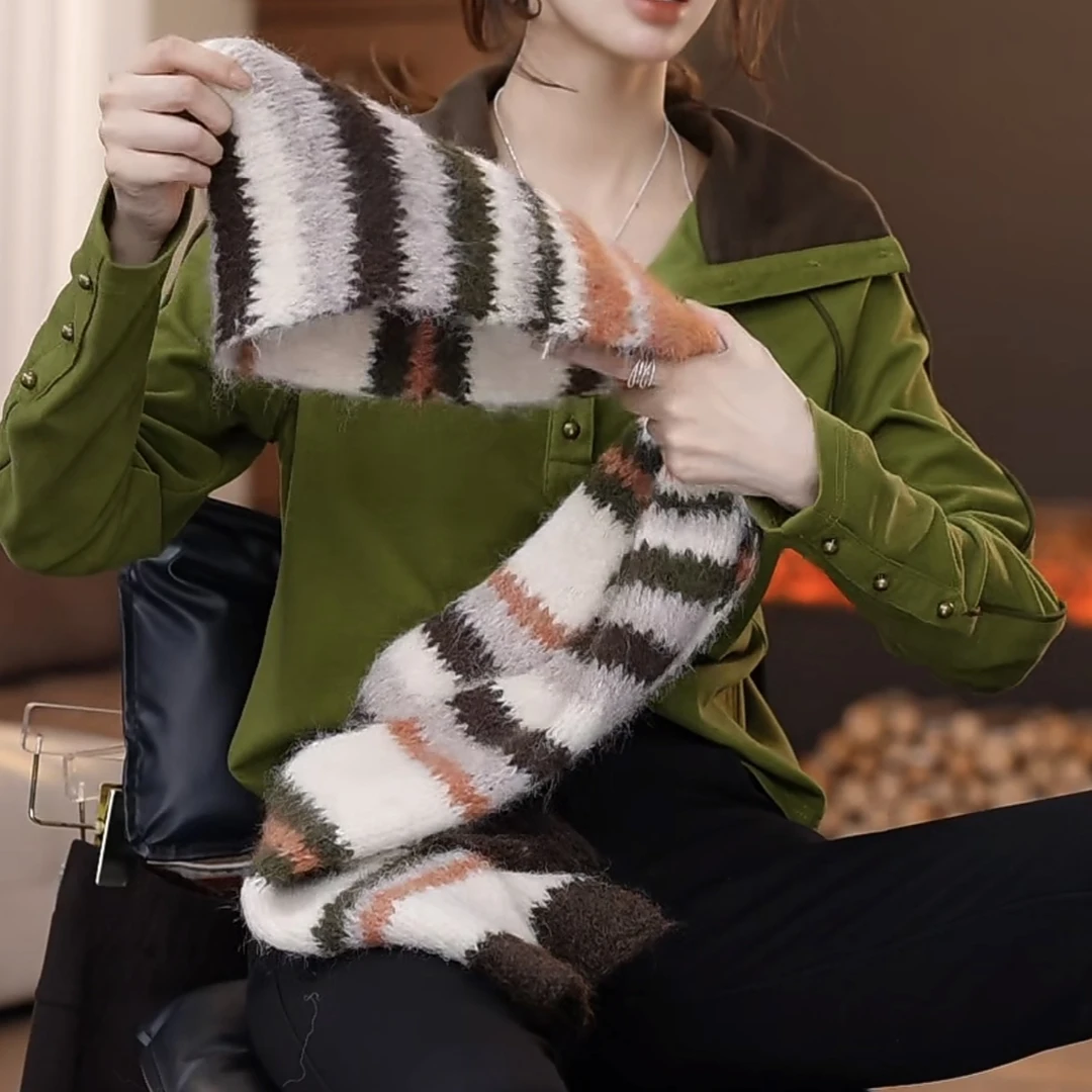 泛芮贝贝新品同款高级感围巾B13097