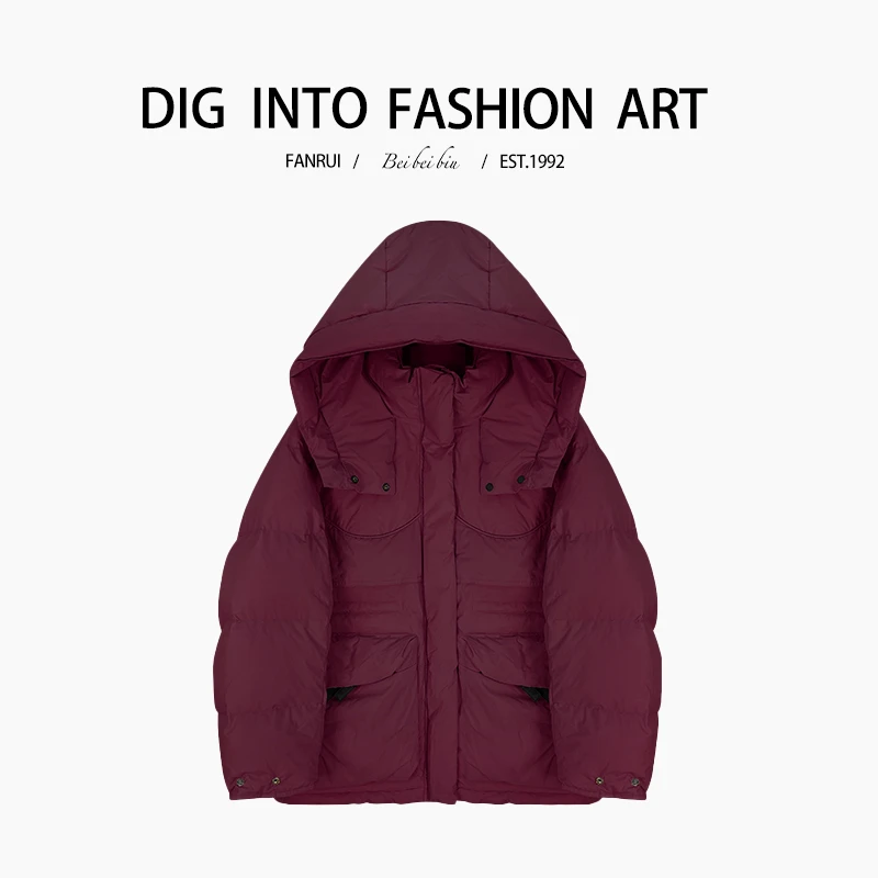 FANRUI/泛芮「私藏回忆 」冬季高级感保暖加厚羽绒服鸭绒外套B11517