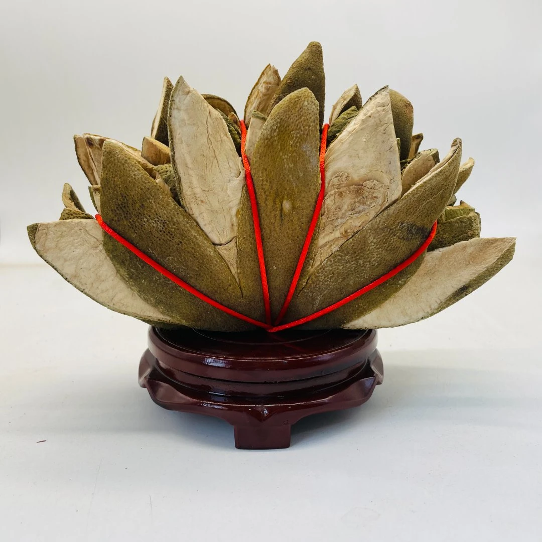 N【七爪橘红】22年陈七爪橘红捆皮新会陈皮