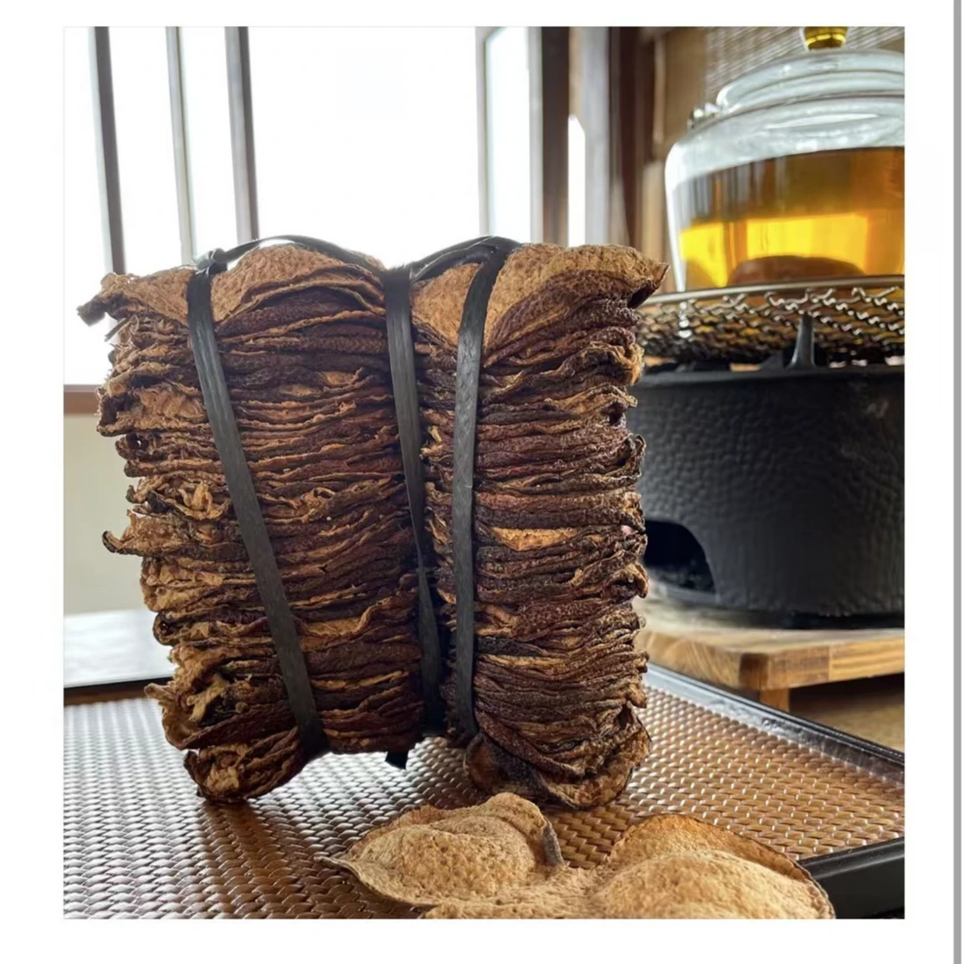 N【甲子虎】珍李氏 新会东甲原枝大红柑2010新会陈皮 配勐海熟普洱