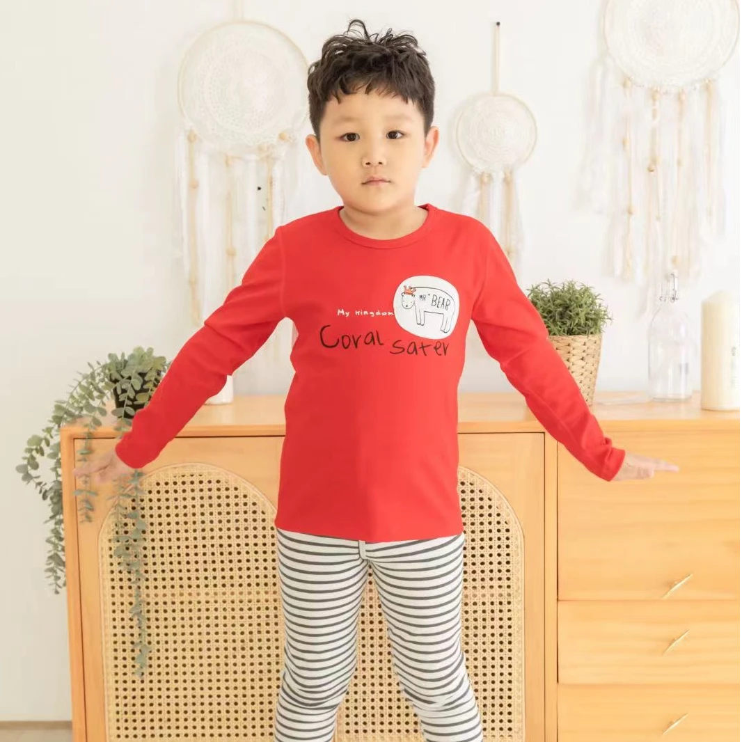 今贝旺小蚂蚁内衣舒绒棉秋衣秋裤zj