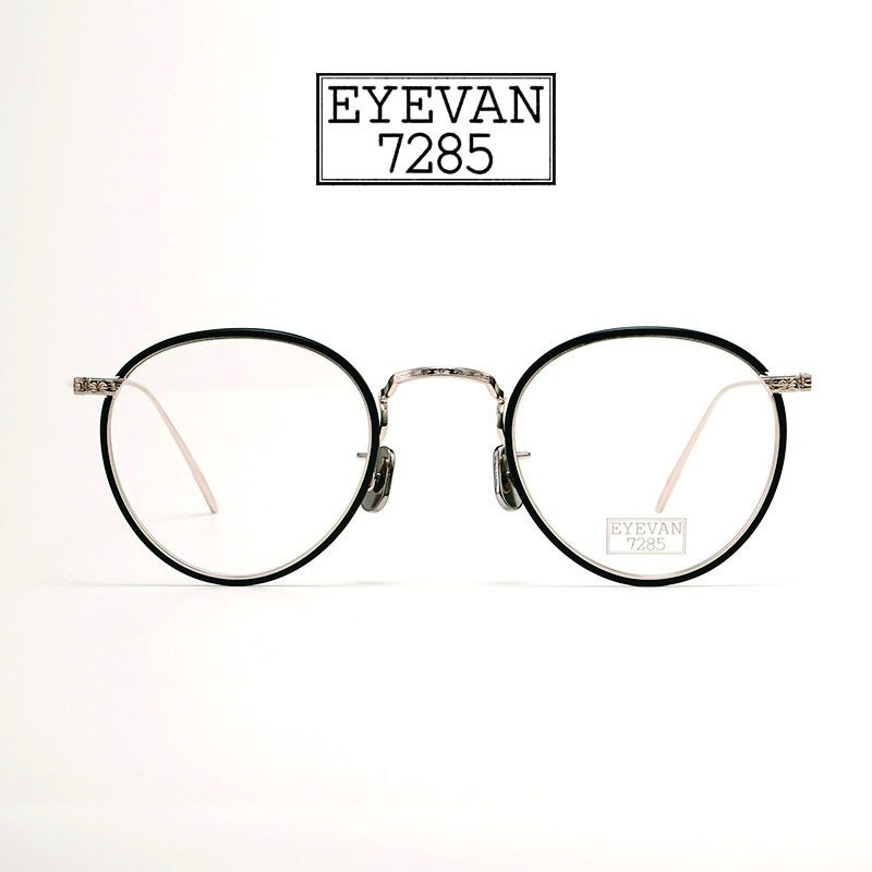 EYEVAN7285 717W北京现货陈冠希Edison纯钛眼镜框日本手工眼镜框