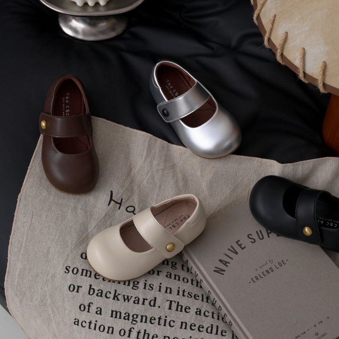 【Memv】新软底儿童休闲复古凉鞋女童淑女风公主鞋春秋季童鞋